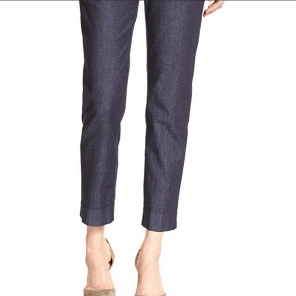BANANA REPUBLIC Chambray Avery Ankle Pant Size 6 - Picture 2 of 8